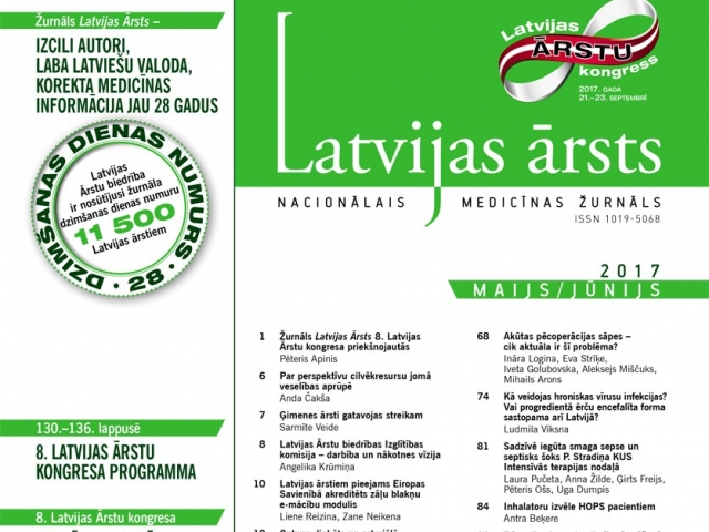 Žurnāls “Latvijas Ārsts” Žurnāls “Latvijas Ārsts”